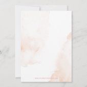 Invitation la petite citrouille est en route pour tomber baby (Dos)