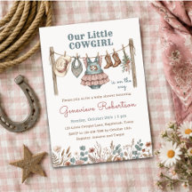 La Petite Cowgirl Est En Route Baby Shower Vintage