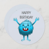 Invitation La petite créature super mignonne (Devant / Derrière)