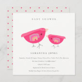 Invitation La Petite Fille de Cute (Devant / Derrière)