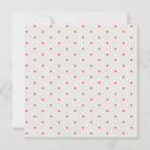 Invitation La Petite Fille de Cute (Dos)