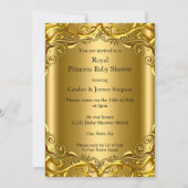Invitation La petite princesse est en chemin Baby shower ethn (Dos)