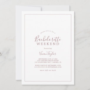 Invitation La Petite Rose Gold Bachelorette