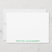 Invitation La photo fait face à la fête d'anniversaire de (Dos)