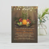 Invitation La plage tropicale d'ananas allume le dîner de (Debout devant)