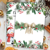 Invitation LA PLUPART | Snowman Noël 1er anniversaire