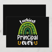 Invitation La plus chanceuse de chaque école St Patrick's Day (Devant / Derrière)