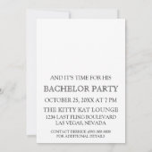 Invitation la plus intéressante à une soirée d'ent (Dos)