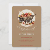 Invitation La Pomme De Notre Baby shower Oeil (Devant)