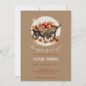 Invitation La Pomme De Notre Baby shower Oeil (Devant)