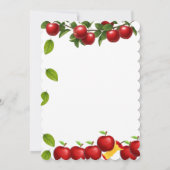 Invitation La pomme de notre oeil | Photo de l'anniversaire d (Dos)