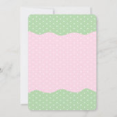 Invitation La pomme de notre oeil Whimsical 1er anniversaire (Dos)