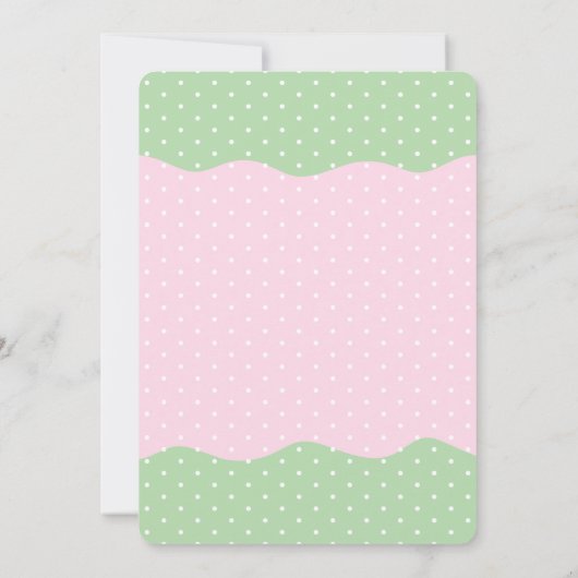 Invitation La pomme de notre oeil Whimsical 1er anniversaire (Dos)