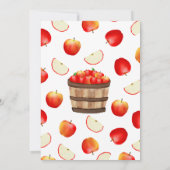 Invitation La pomme du Baby shower oculaire (Dos)