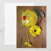 Invitation La précarité emporte l'invitation de Black Eye Sus (Devant / Derrière)