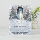 Invitation La princesse de conte de fée d'hiver enchantée por (Debout devant)