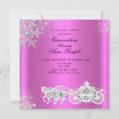 Invitation La princesse magique Quinceanera fête d'anniversai (Dos)