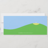 Invitation La Princesse Pink frappe le Green Golf Birthday Pa (Dos)