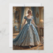 Invitation La princesse secrète du château (Devant)