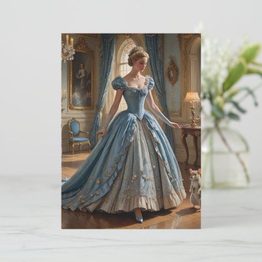 Invitation La princesse secrète du château (Debout devant)