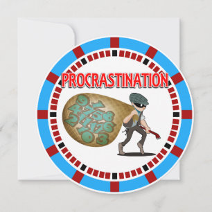 Invitation La procrastination est un voleur de temps