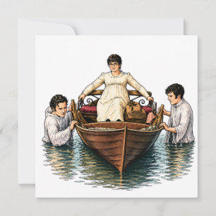 Invitation La promenade en bateau ultime de Mary Bennet