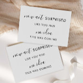 Invitation La proposition de Bridesmaid agit maintenant comme