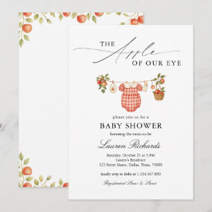 Invitation La Prune De Nos Yeux Corde À Linge Carreaux Baby S