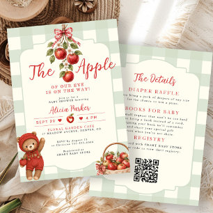 Invitation La prunelle de nos yeux toute en une baby shower