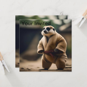Invitation La Puissante Meerkat : La Fusillade Du Sumo,