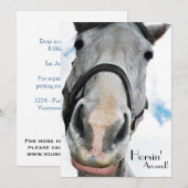 Invitation La randonnée en équestre : un drôle de visage pour (Devant / Derrière)