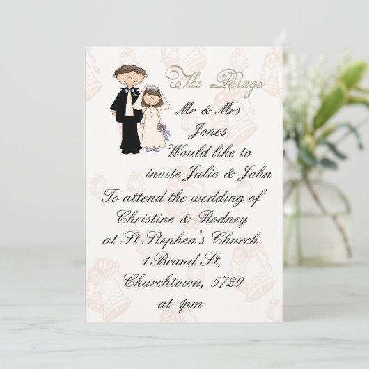 Invitation La Réception (Debout devant)