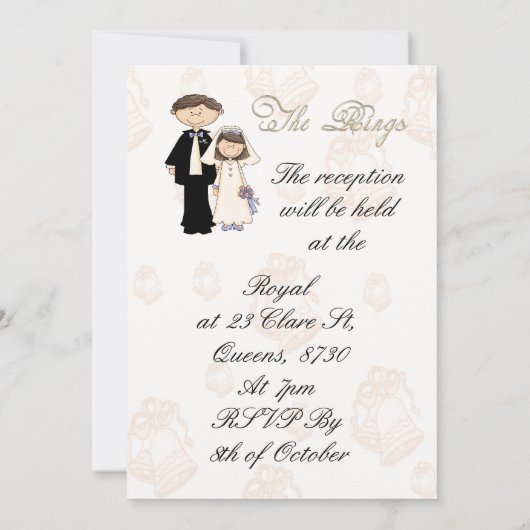 Invitation La Réception (Dos)