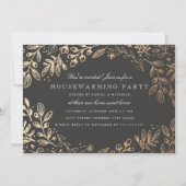 Invitation La récolte fleurit la pendaison de crémaillère (Devant)