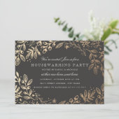 Invitation La récolte fleurit la pendaison de crémaillère (Debout devant)