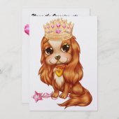 Invitation La Reine veut une fête ! - SRF (Devant / Derrière)