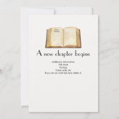 Invitation La Rentrée Est Finie Pour Toujours Rétro Cadeau de (Dos)