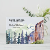 Invitation La retraite à la Randonnée La vie est meilleure mo (Debout devant)