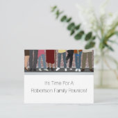 Invitation La Réunion de famille (Debout devant)