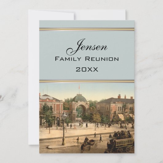 Invitation La Réunion de famille de Copenhague d'entrée de (Devant)