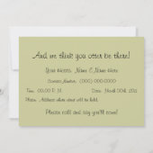 Invitation La Réunion de famille de loutre de mer (Dos)