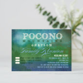 Invitation La Réunion de famille de POCONOS (Debout devant)