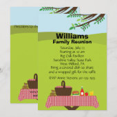 Invitation La Réunion de famille personnalisable (Devant / Derrière)