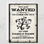 Invitation La Réunion de famille Recherchée (Devant)