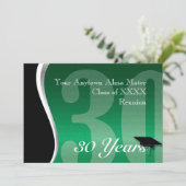 Invitation La Réunion personnalisable de classe de 30 ans (Debout devant)