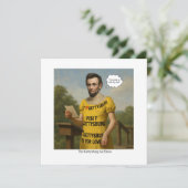 Invitation La robe publicitaire Gettysburg (Debout devant)