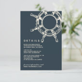 Invitation La roue du navire bleu | Détails de l'invité Maria (Debout devant)