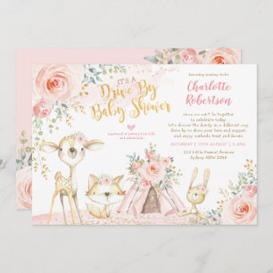 Invitation La Route De La Fille Du Boho Woodland