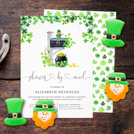 Invitation La Saint-Patrick | Baby Shower par la Poste