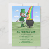Invitation La Saint-Patrick des Leprechauns (Devant)